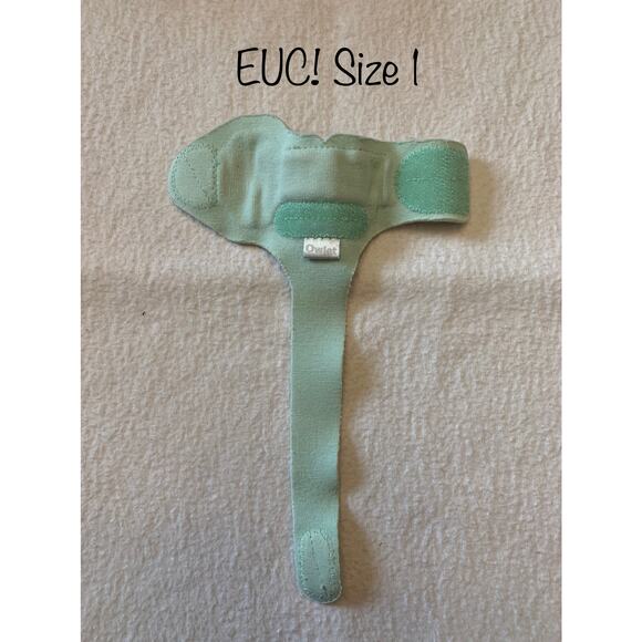 Owlet sock size 1 in GREEN - Picture 1 of 4